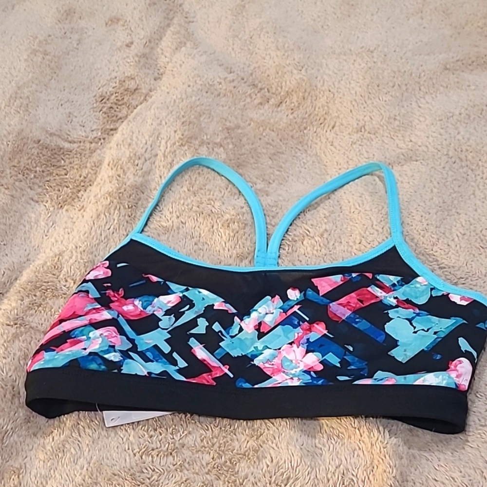 Fabletics Snap Reversible Mesh Sports Bra